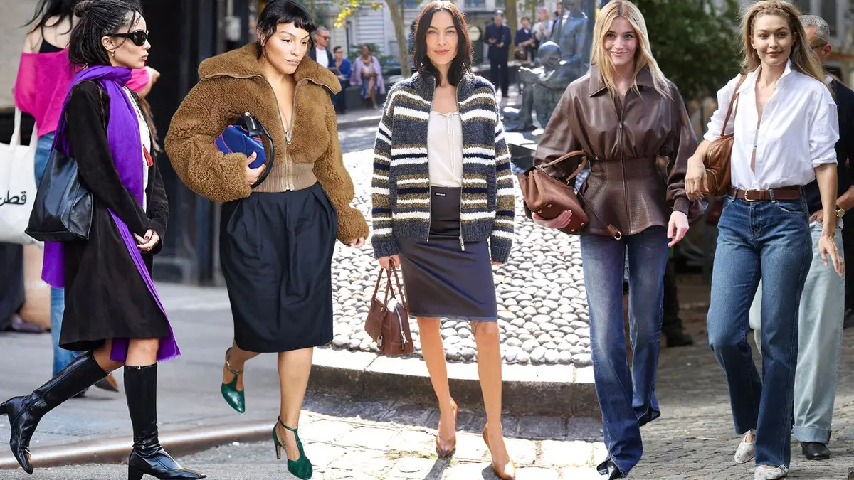 Celebrities fall fashion trends